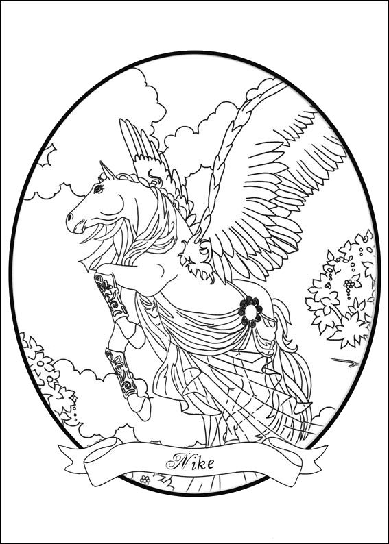 Plansa de colorat cu Bella Sara 22 15